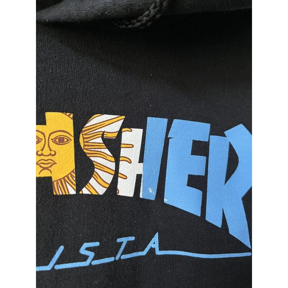 Thrasher Hoodie Sweatshirt Pullover Revista Argentina Black Size Small Skater - Picture 3 of 9